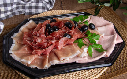 Narezek s kuhanim pršutom